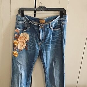 Driftwood Women's Boot cut embroidered Jeans